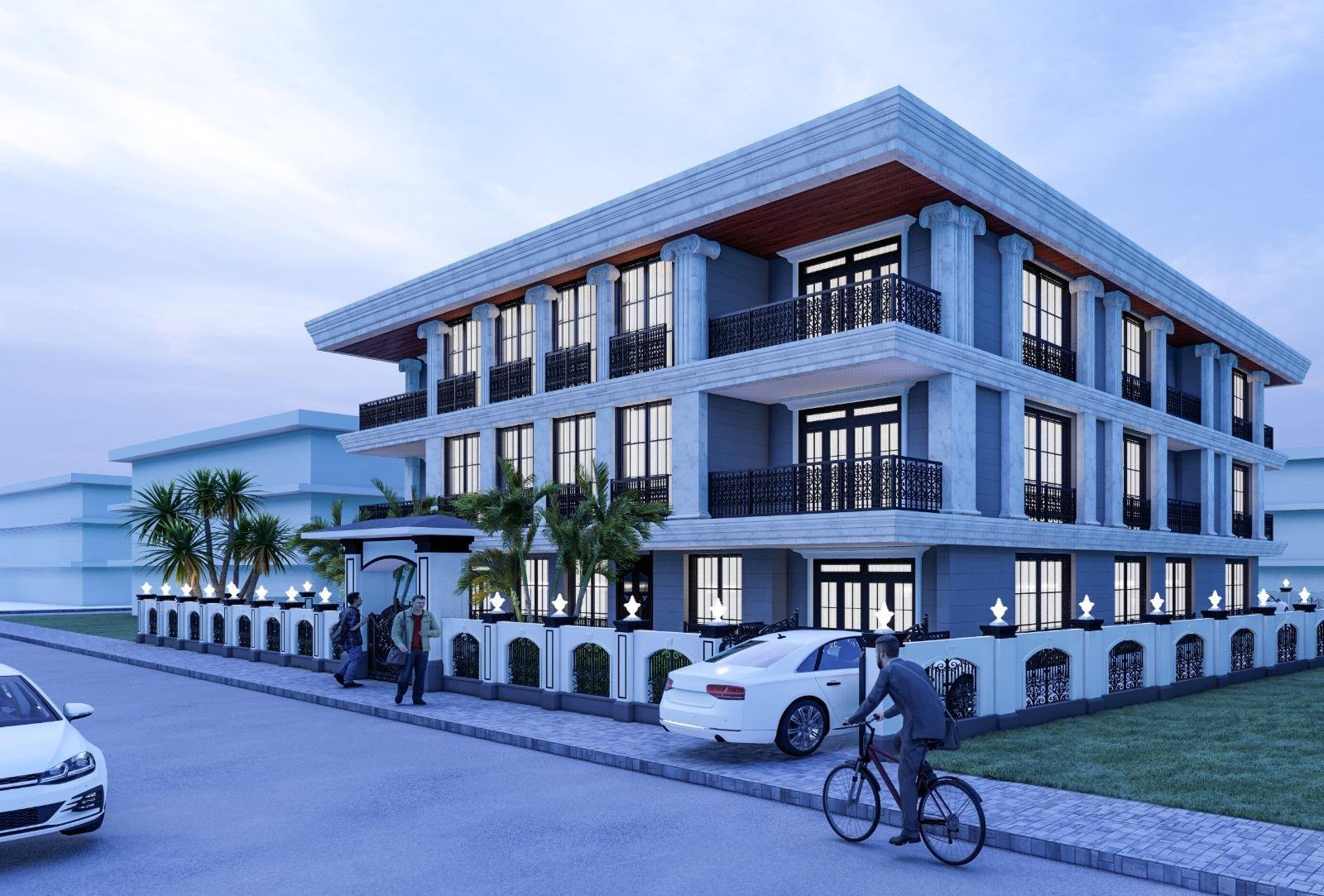 عمارة ديوان - تصميم ثلاثي الأبعاد ٣